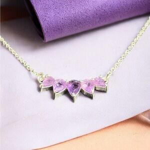 Amethyst Sterling Silver Necklace
